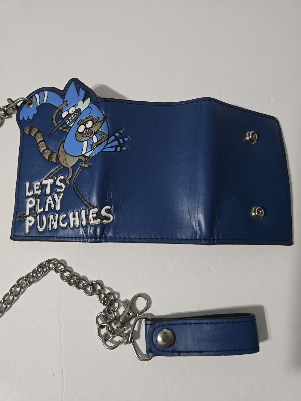 Regular Show 'Let's Play Punchies' Trifold Chain Wallet - Picture 5 of 8